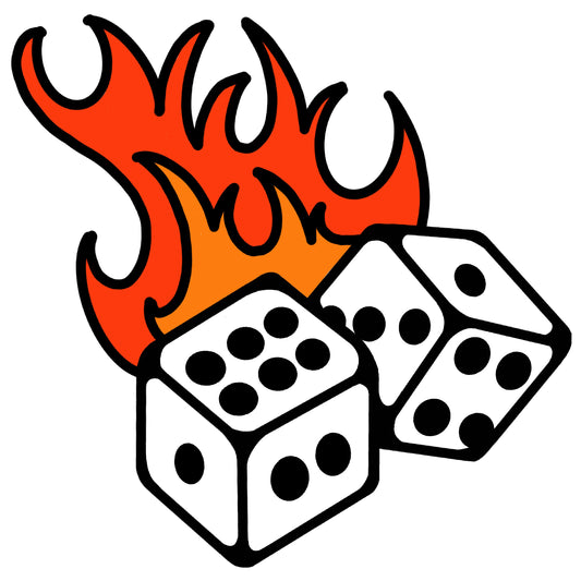 FIRE DICE RUG