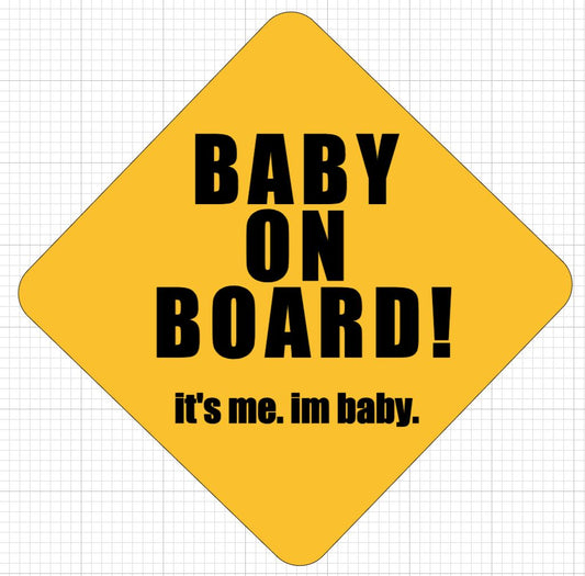 IM BABY BUMPERSTICKER